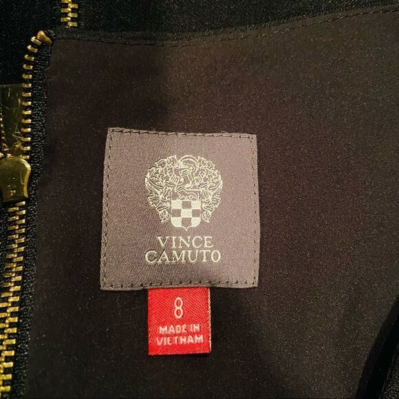 Vince Camuto Black Dress Size 8 - Picture 5 of 11